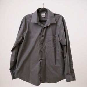 ARROW Athletic Fit Men's XXL Long Sleeve‎ Wrinkle Free Dress Shirt Black